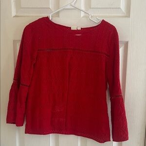 GAP Vibrant Red Women's Blouse